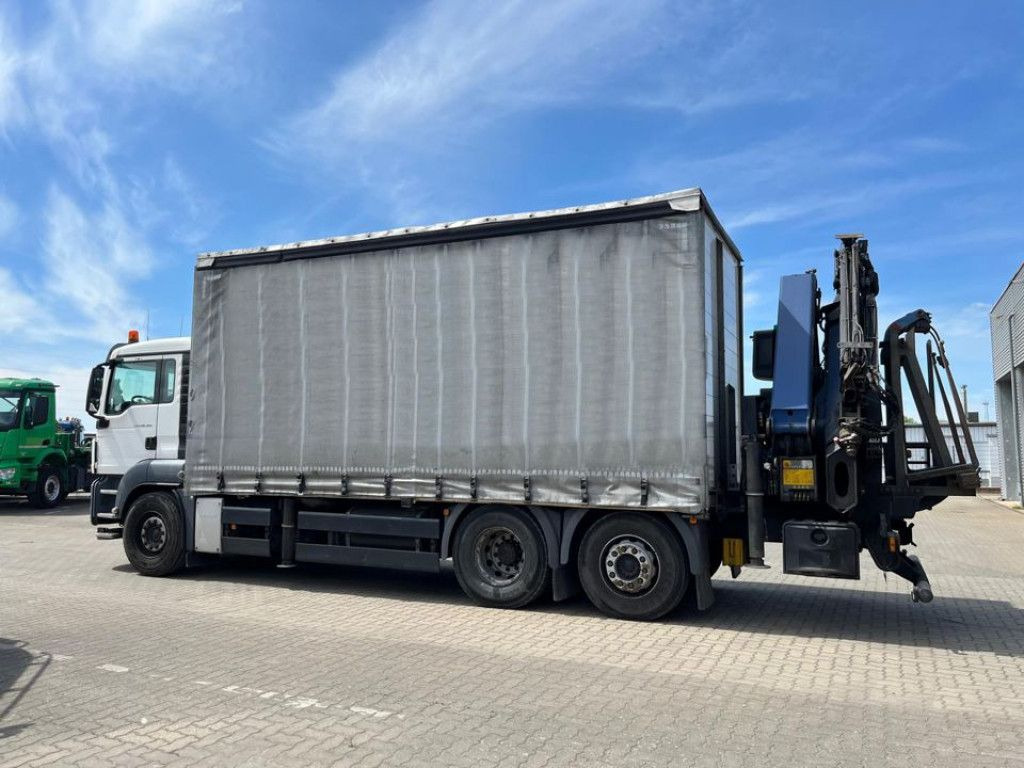 MAN TG-S 26.360 6x2-2LL Pritsche Heckkran 34m/to, Ji - Caminhão grua: foto 4 MAN TG-S 26.360 6x2-2LL Pritsche Heckkran 34m/to, Ji - Caminhão grua: foto 4