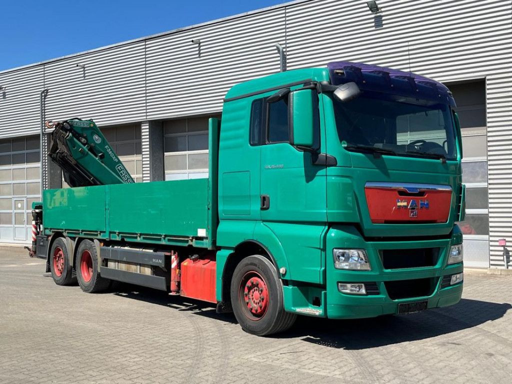 MAN TG-X 26.440 6x2-2 BL Pritsche Heckkran Fassi 360 - Caminhão grua: foto 2 MAN TG-X 26.440 6x2-2 BL Pritsche Heckkran Fassi 360 - Caminhão grua: foto 2