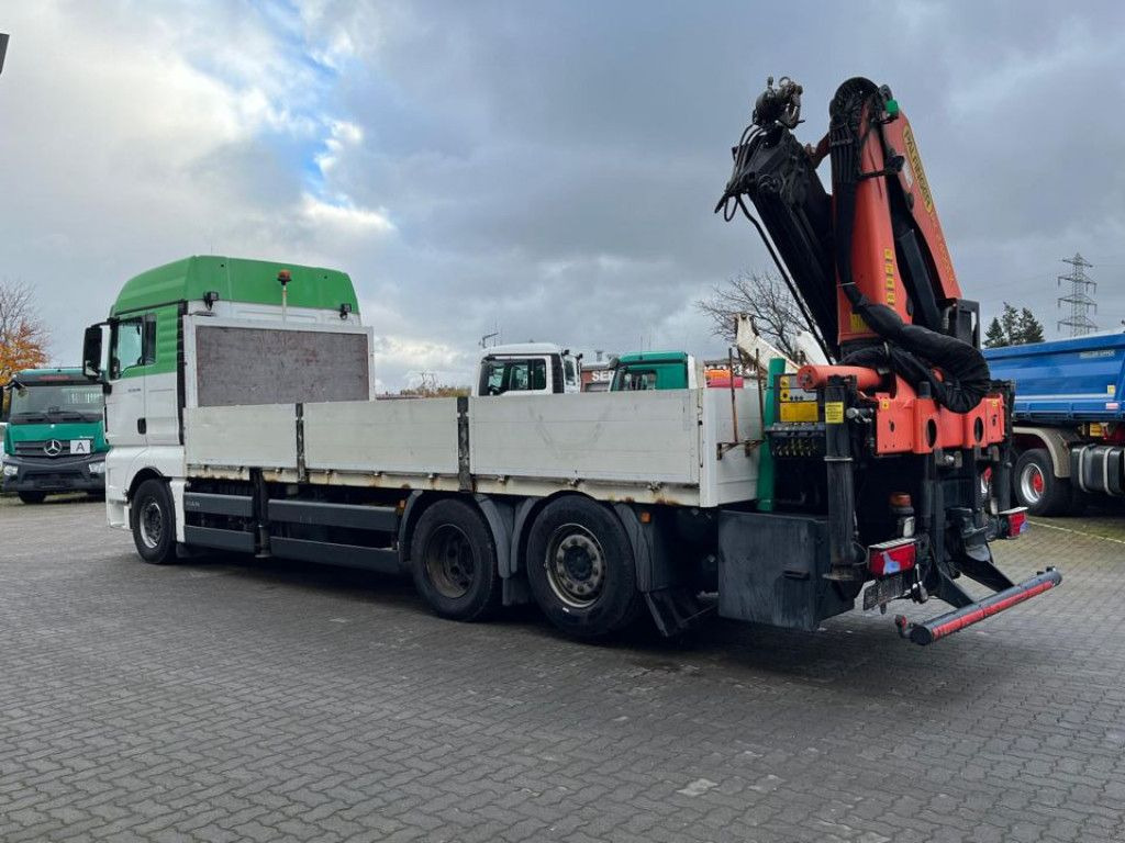 MAN TG-X 26.480 6x2 Pritsche Heckkran Palfinger 2400 - Camião de caixa aberta/ Plataforma, Caminhão grua: foto 3 MAN TG-X 26.480 6x2 Pritsche Heckkran Palfinger 2400 - Camião de caixa aberta/ Plataforma, Caminhão grua: foto 3