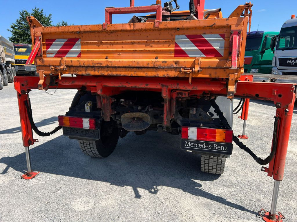 MERCEDES-BENZ Unimog U20 2-Achs Allradkipper Kran Palfinger Kran - Caminhão basculante, Caminhão grua: foto 3 MERCEDES-BENZ Unimog U20 2-Achs Allradkipper Kran Palfinger Kran - Caminhão basculante, Caminhão grua: foto 3