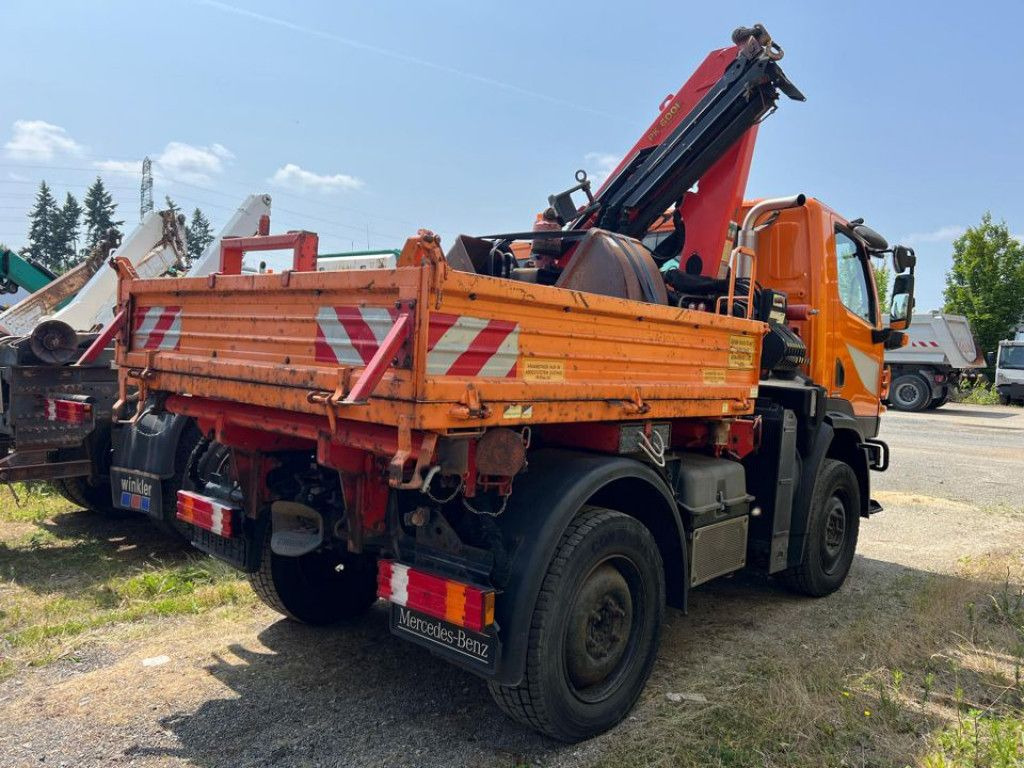 Mercedes-Benz Unimog U20 2-Achs Allradkipper Kran Palfinger Kr - Caminhão basculante, Caminhão grua: foto 4 Mercedes-Benz Unimog U20 2-Achs Allradkipper Kran Palfinger Kr - Caminhão basculante, Caminhão grua: foto 4