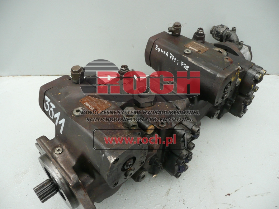 BOMAG A4VG71DA2DT2/32L-NZF13K071EH-S 2087687 2087686 384.18.00.56 05802510 + A4VG71DGDT1/32L-XSF10K021E-S 2022053 2087686 384.18.00.56 + 510725368 - Bomba hidráulica: foto 1 BOMAG A4VG71DA2DT2/32L-NZF13K071EH-S 2087687 2087686 384.18.00.56 05802510 + A4VG71DGDT1/32L-XSF10K021E-S 2022053 2087686 384.18.00.56 + 510725368 - Bomba hidráulica: foto 1