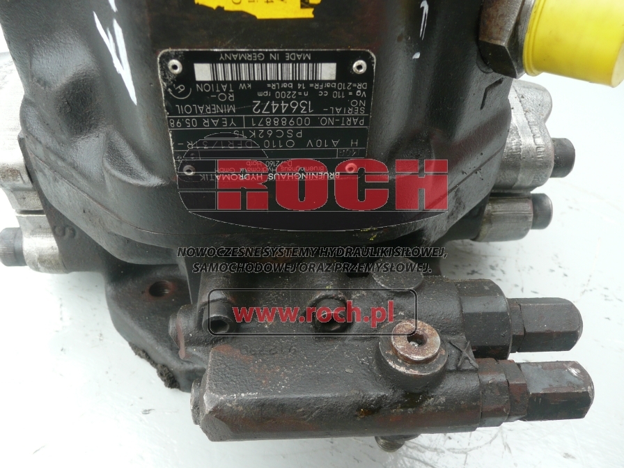 BRUENINGHAUS HYDROMATIK HA10VO110DFR1/31R-PSC62K15 00988871 - Bomba hidráulica de Harvester: foto 2 BRUENINGHAUS HYDROMATIK HA10VO110DFR1/31R-PSC62K15 00988871 - Bomba hidráulica de Harvester: foto 2