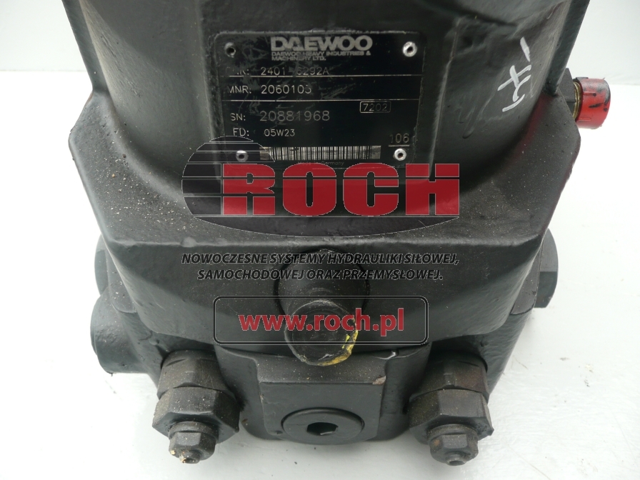 DAEWOO 2060103 2401-6292A 05W23 - Motor hidráulico de Escavadora de rastos: foto 2 DAEWOO 2060103 2401-6292A 05W23 - Motor hidráulico de Escavadora de rastos: foto 2