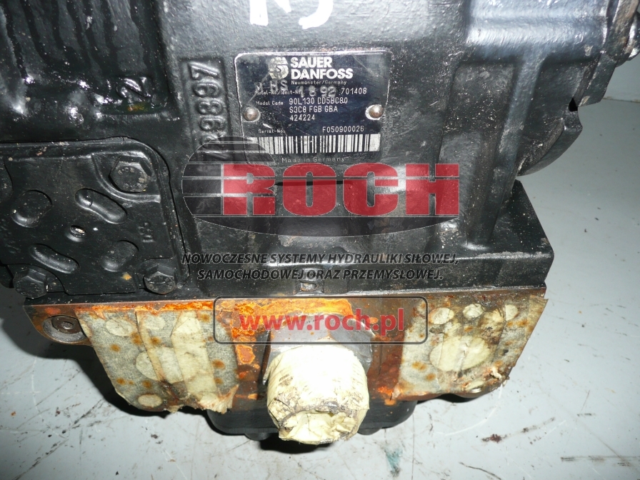 SAUER 90L130DD5BC80S3C8FGB GBA424224 70408 - Bomba hidráulica de Estabilizador de solos: foto 2 SAUER 90L130DD5BC80S3C8FGB GBA424224 70408 - Bomba hidráulica de Estabilizador de solos: foto 2