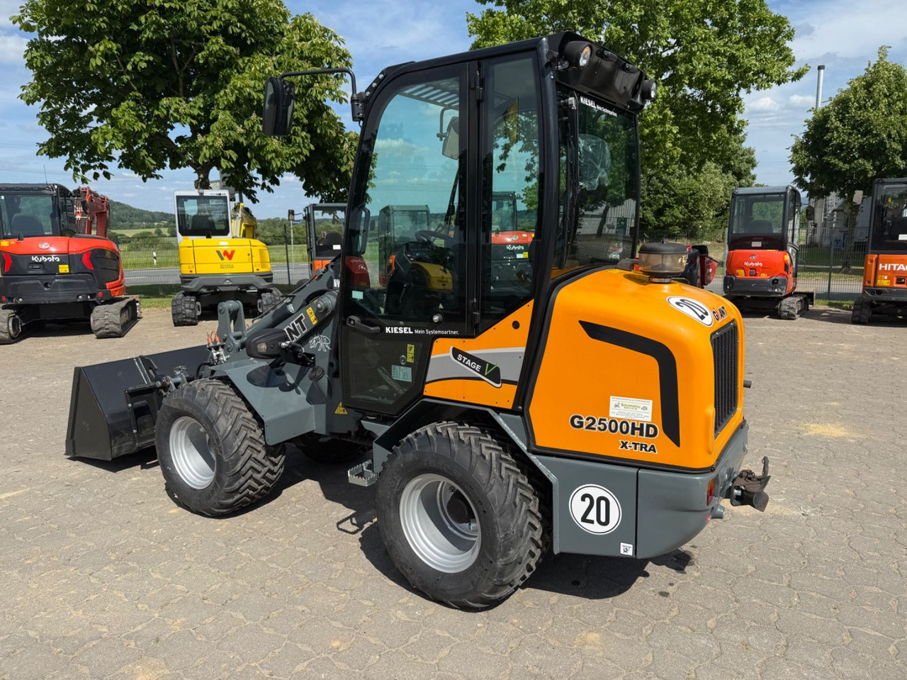 Giant G2500 HD X-TRA, Bj 20, SW, Schaufel, Gabel - Carregadeira de rodas: foto 2 Giant G2500 HD X-TRA, Bj 20, SW, Schaufel, Gabel - Carregadeira de rodas: foto 2