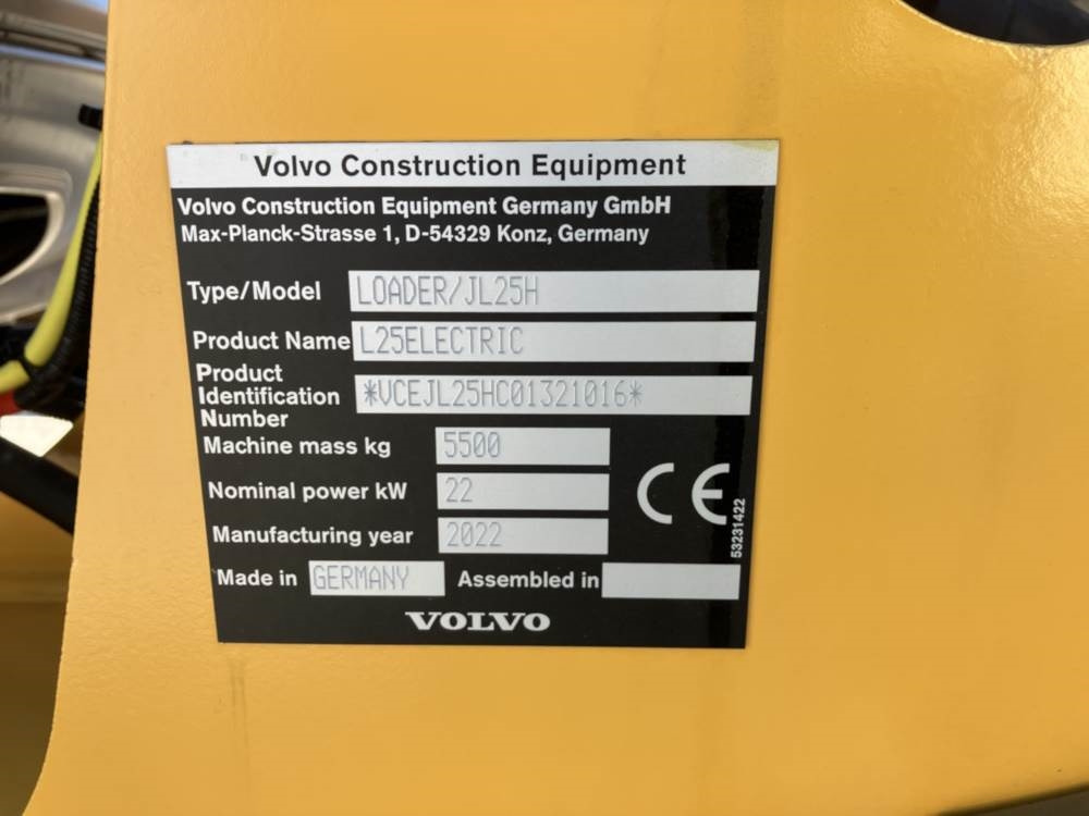 Mini carregadeira Volvo JL25H Electric: foto 15