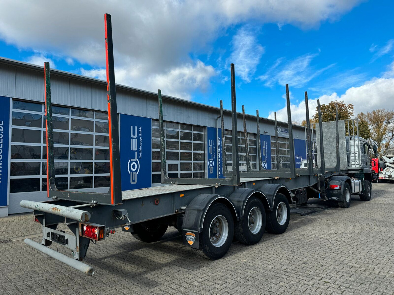 BLUMHARDT SAL.40.24 Holztransporter 3 Achse - Semi-reboque florestal: foto 3 BLUMHARDT SAL.40.24 Holztransporter 3 Achse - Semi-reboque florestal: foto 3