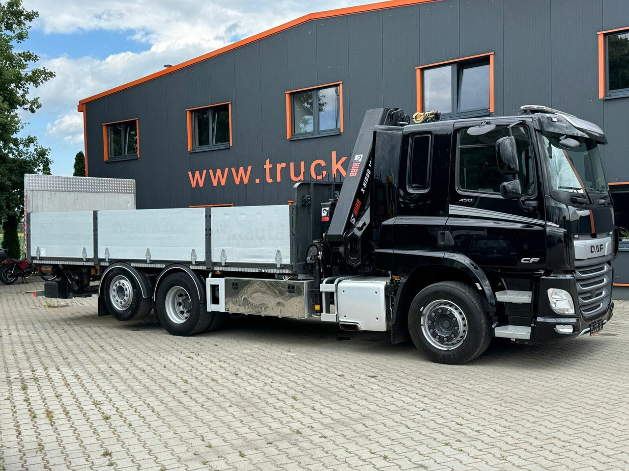 DAF CF 450 FAN 6x2 Pritsche mit Kran HIAB 188 E-6 - Caminhão grua: foto 5 DAF CF 450 FAN 6x2 Pritsche mit Kran HIAB 188 E-6 - Caminhão grua: foto 5
