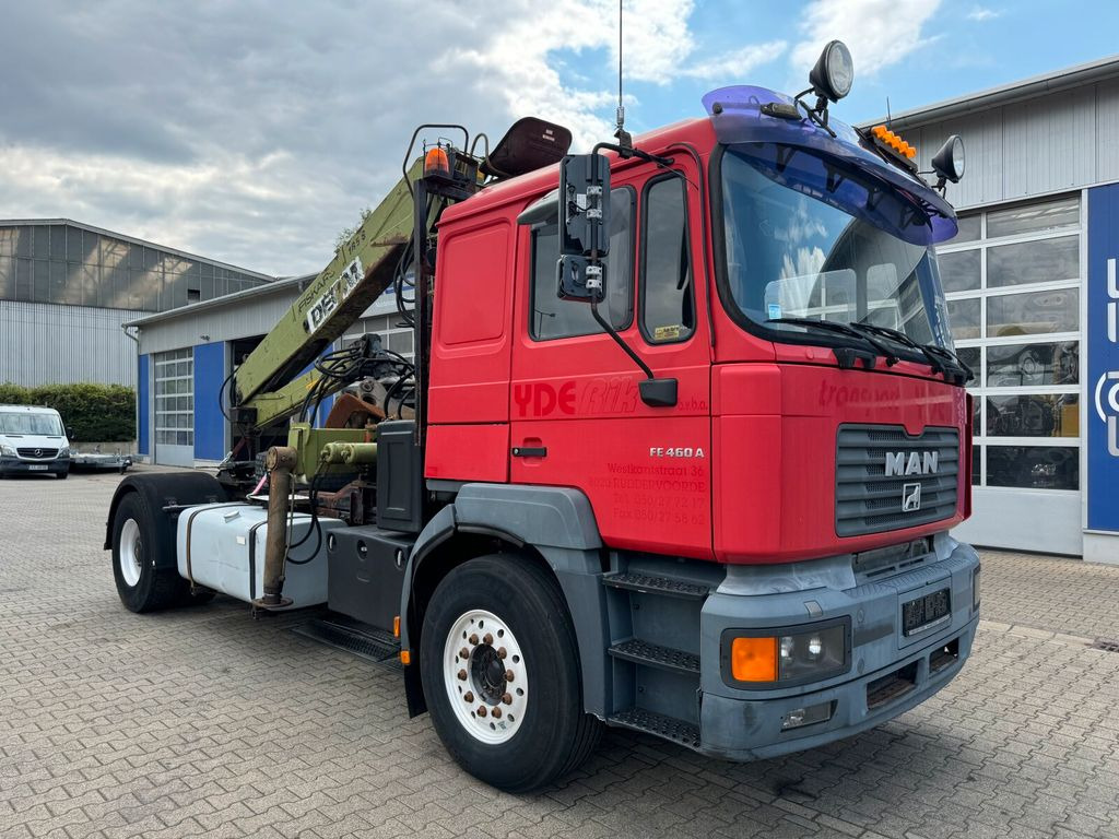 Caminhão grua MAN FE460 19.464 6x4 Langholz mit Kran F185S: foto 1