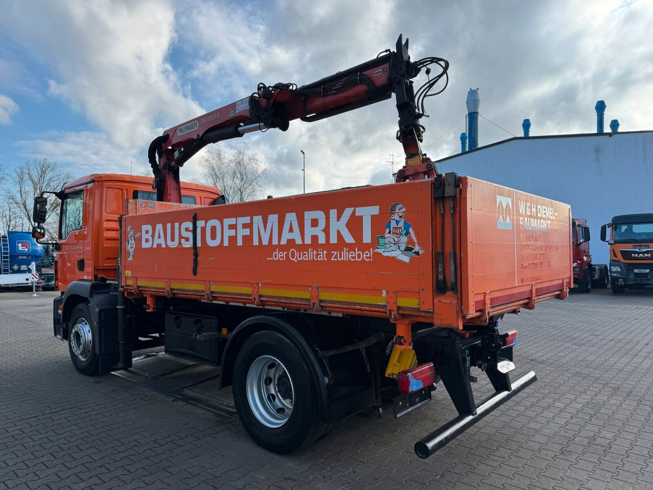 MAN TGM 18.340 4x2 Euro 6 Kipper Kran PK11001.K - Caminhão grua: foto 5 MAN TGM 18.340 4x2 Euro 6 Kipper Kran PK11001.K - Caminhão grua: foto 5