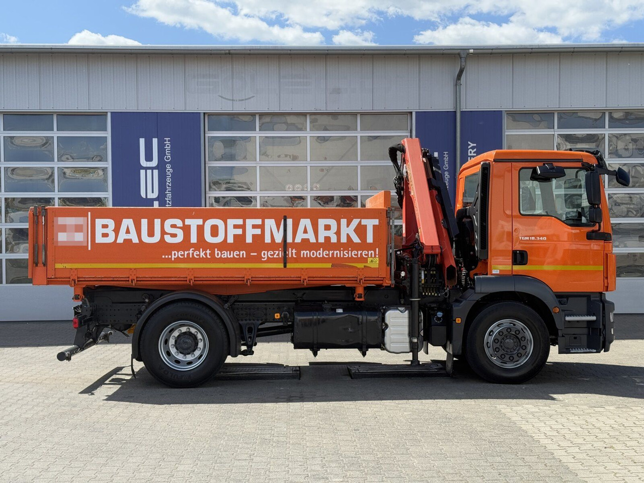 MAN TGM 18.340 4x2 Euro 6 Kipper Kran PK8501K - Caminhão grua: foto 3 MAN TGM 18.340 4x2 Euro 6 Kipper Kran PK8501K - Caminhão grua: foto 3
