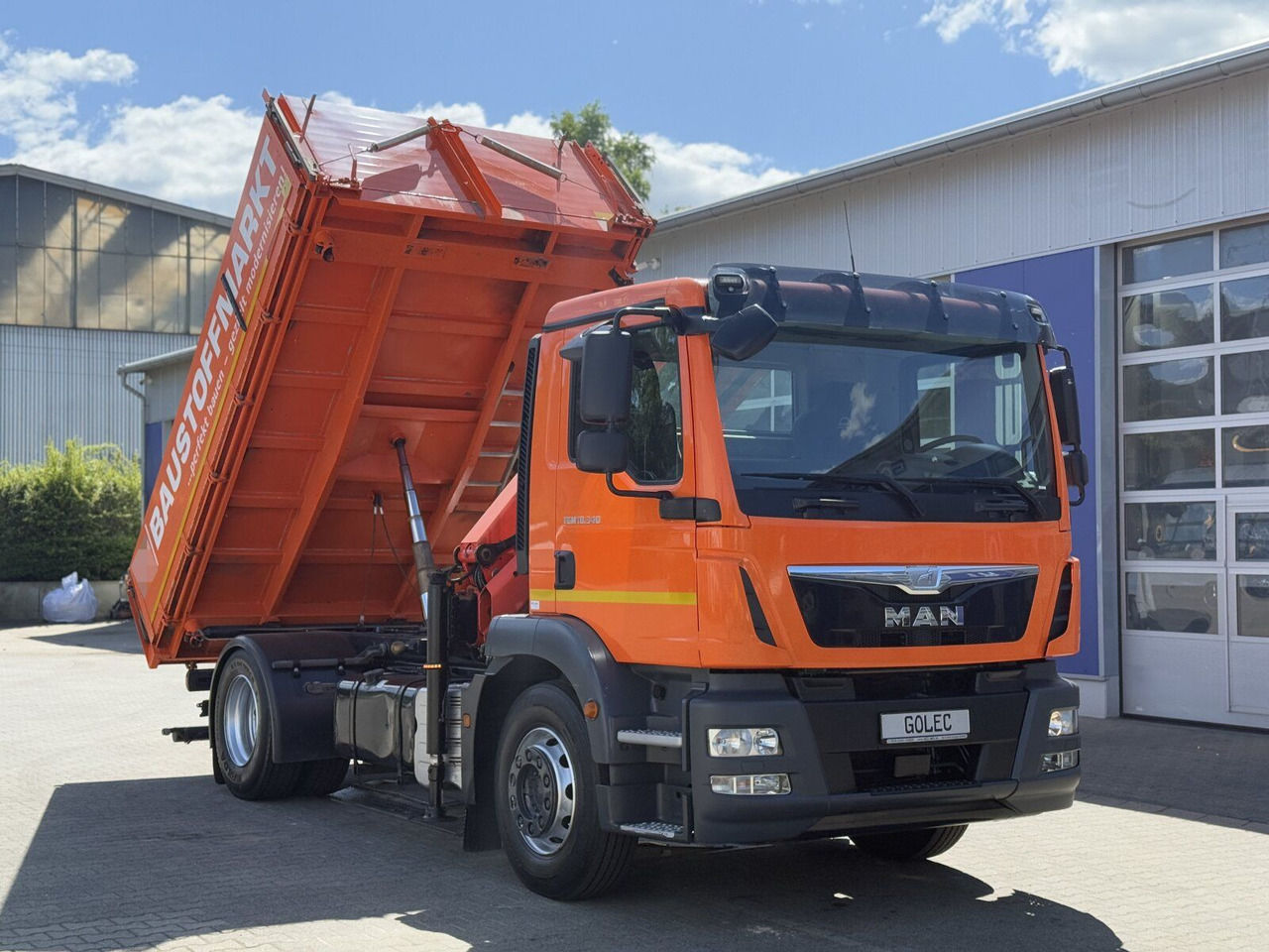 MAN TGM 18.340 4x2 Euro 6 Kipper Kran PK8501K - Caminhão grua: foto 2 MAN TGM 18.340 4x2 Euro 6 Kipper Kran PK8501K - Caminhão grua: foto 2