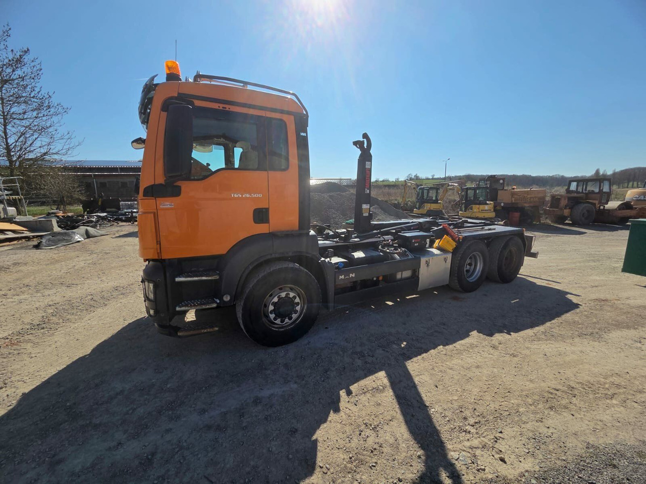 MAN TGS 26.500 6x6H Abrollkipper HIAB - Caminhão polibenne, Caminhão grua: foto 1 MAN TGS 26.500 6x6H Abrollkipper HIAB - Caminhão polibenne, Caminhão grua: foto 1