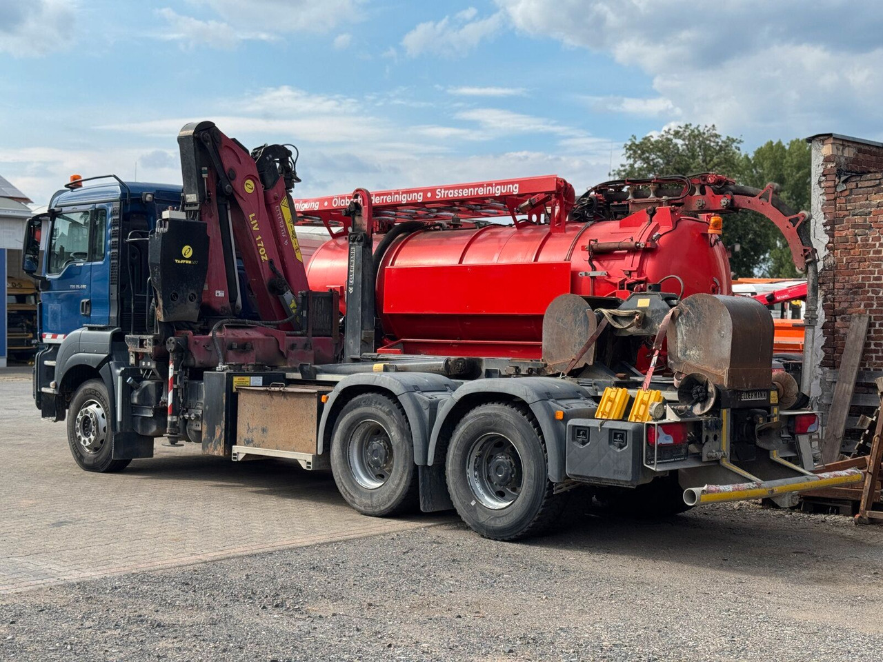 MAN TGS 28.480 6x4 Abrollkipper Kran Greifer 4,63 T - Caminhão polibenne, Caminhão grua: foto 2 MAN TGS 28.480 6x4 Abrollkipper Kran Greifer 4,63 T - Caminhão polibenne, Caminhão grua: foto 2