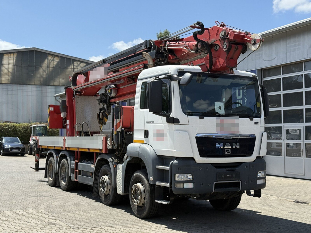 MAN TGS 35.360 8X4 BB Dachdecker Kran bis 52 m - Caminhão grua: foto 1 MAN TGS 35.360 8X4 BB Dachdecker Kran bis 52 m - Caminhão grua: foto 1