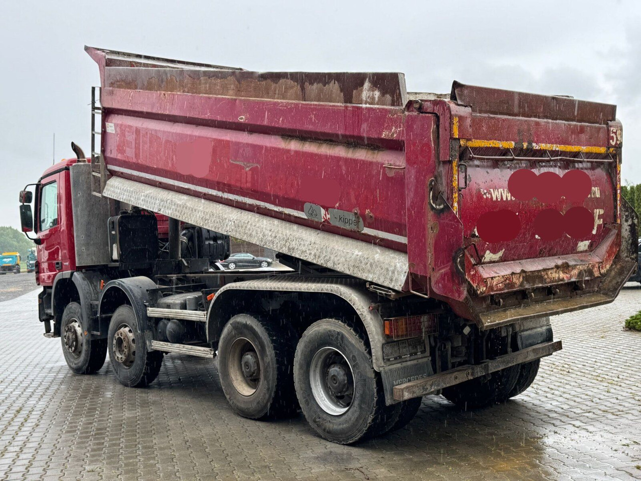 Caminhão basculante Mercedes-Benz ACTROS 4141 EURO4 8x6 Muldenkipper: foto 11