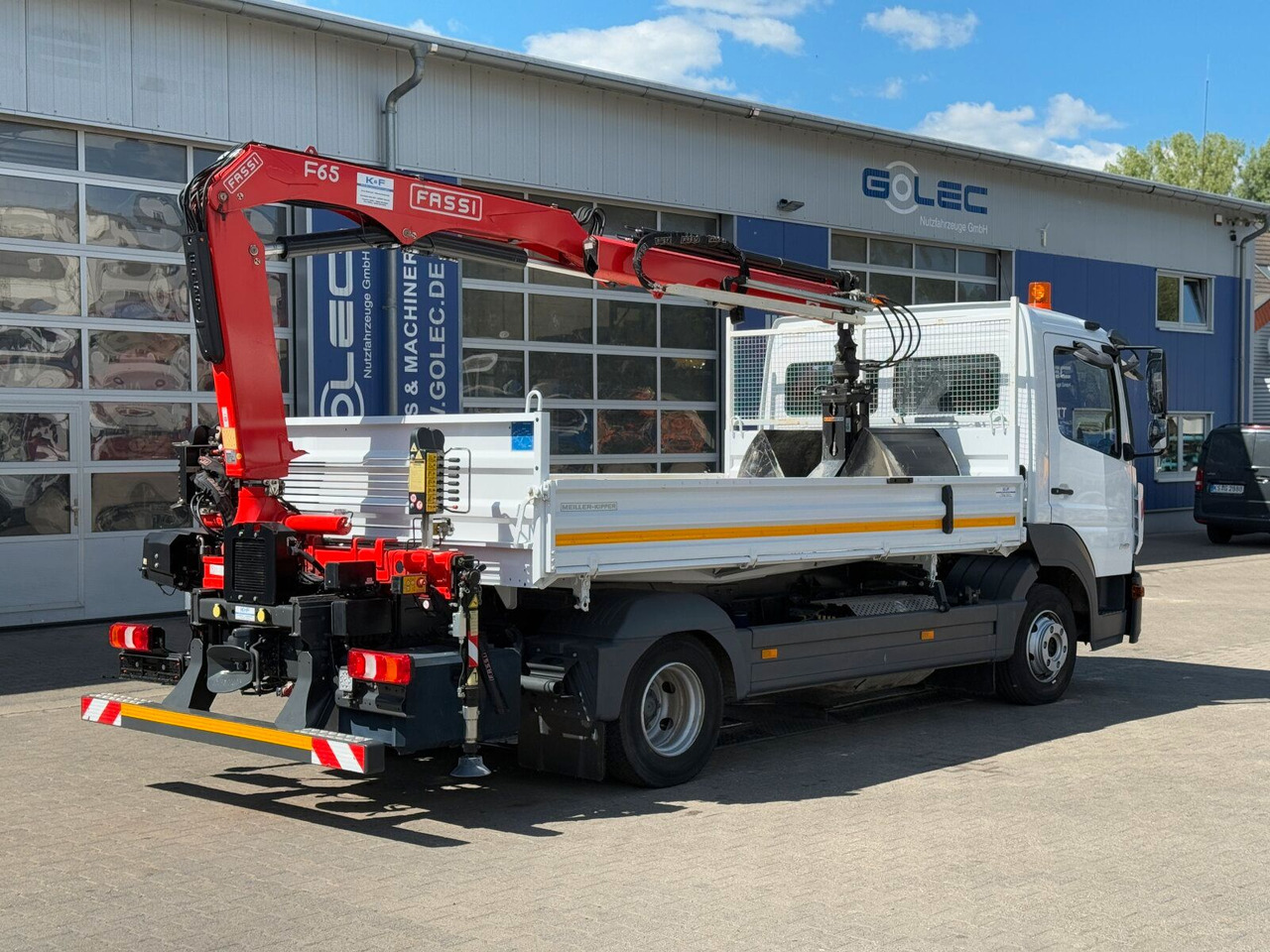 Mercedes-Benz ATEGO 818 4x2 Euro 6 Kipper Kran FASSI F65B.0.22 - Caminhão grua: foto 5 Mercedes-Benz ATEGO 818 4x2 Euro 6 Kipper Kran FASSI F65B.0.22 - Caminhão grua: foto 5