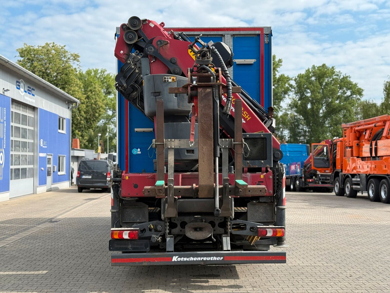 Mercedes-Benz Actros 6x2 Pritsche Kran Palfinger PK34002 + JIB - Caminhão com lona, Caminhão grua: foto 4 Mercedes-Benz Actros 6x2 Pritsche Kran Palfinger PK34002 + JIB - Caminhão com lona, Caminhão grua: foto 4