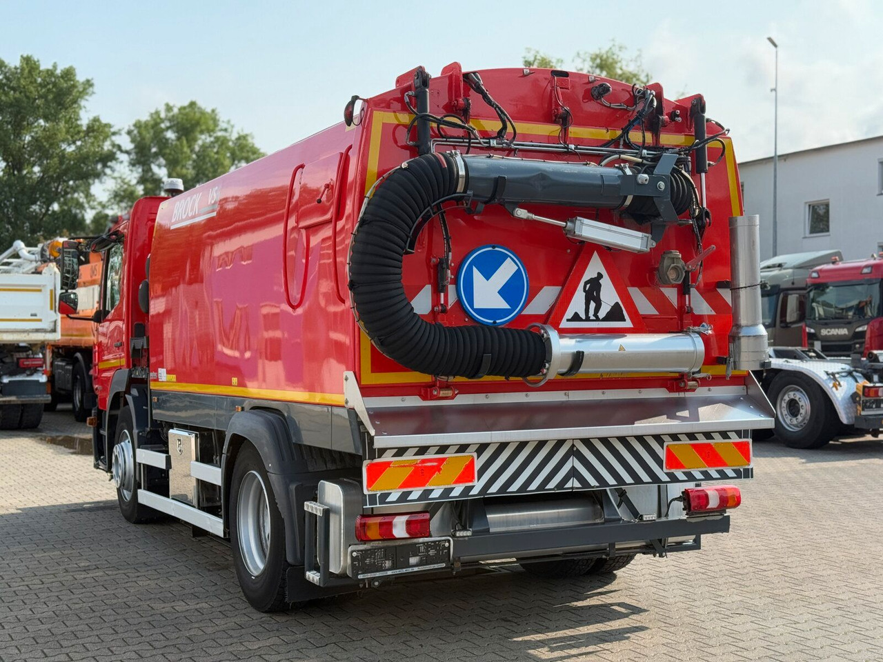 Varredora urbana Mercedes-Benz Atego 1324 4x2 Kehrmaschine BROCK HD Anlage: foto 8