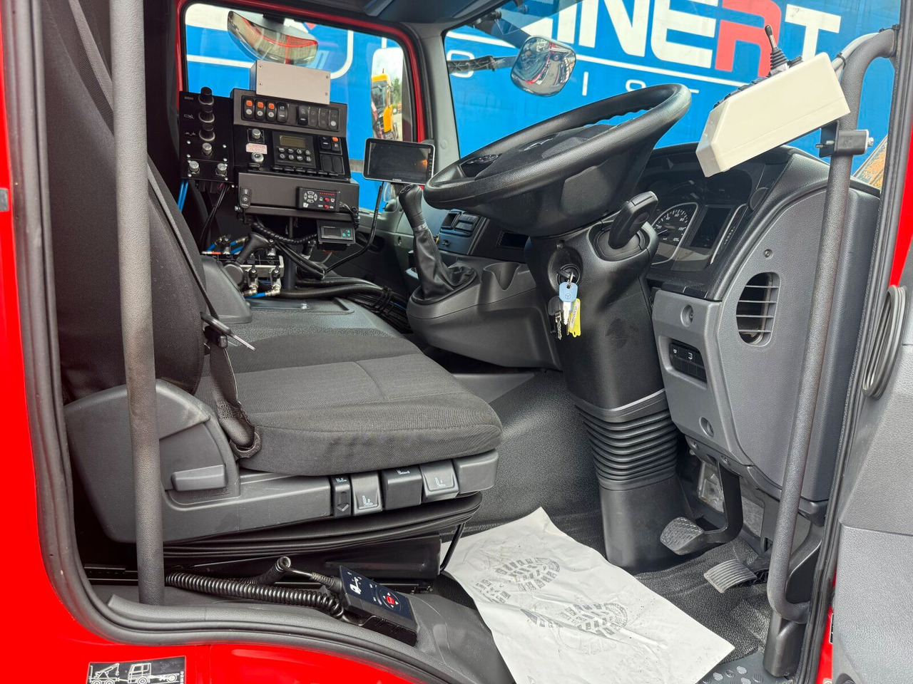 Varredora urbana Mercedes-Benz Atego 1324 4x2 Kehrmaschine BROCK HD Anlage: foto 9