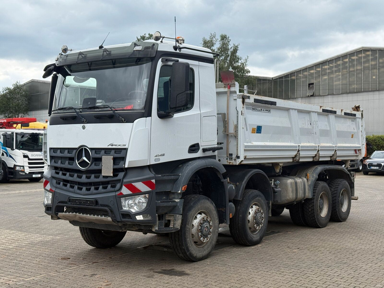 Mercedes-Benz Meiler Dreiseitenkipper Bordmatik - Caminhão basculante: foto 1 Mercedes-Benz Meiler Dreiseitenkipper Bordmatik - Caminhão basculante: foto 1