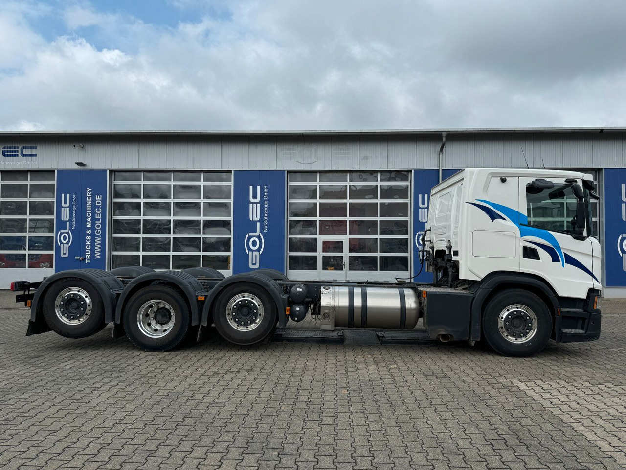 Scania G 410 B8x2*6 NB LNG Fahrgestell Nebenantrieb - Caminhão chassi, Caminhão grua: foto 4 Scania G 410 B8x2*6 NB LNG Fahrgestell Nebenantrieb - Caminhão chassi, Caminhão grua: foto 4