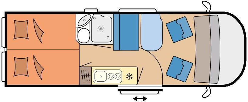 Hobby Vantana De Luxe K65 ET Anhängerkupplung - Campervan: foto 2 Hobby Vantana De Luxe K65 ET Anhängerkupplung - Campervan: foto 2