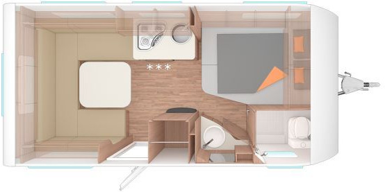 Weinsberg CaraOne 450 FU Elektrische Fußbodenerwärmung - Caravana: foto 2 Weinsberg CaraOne 450 FU Elektrische Fußbodenerwärmung - Caravana: foto 2