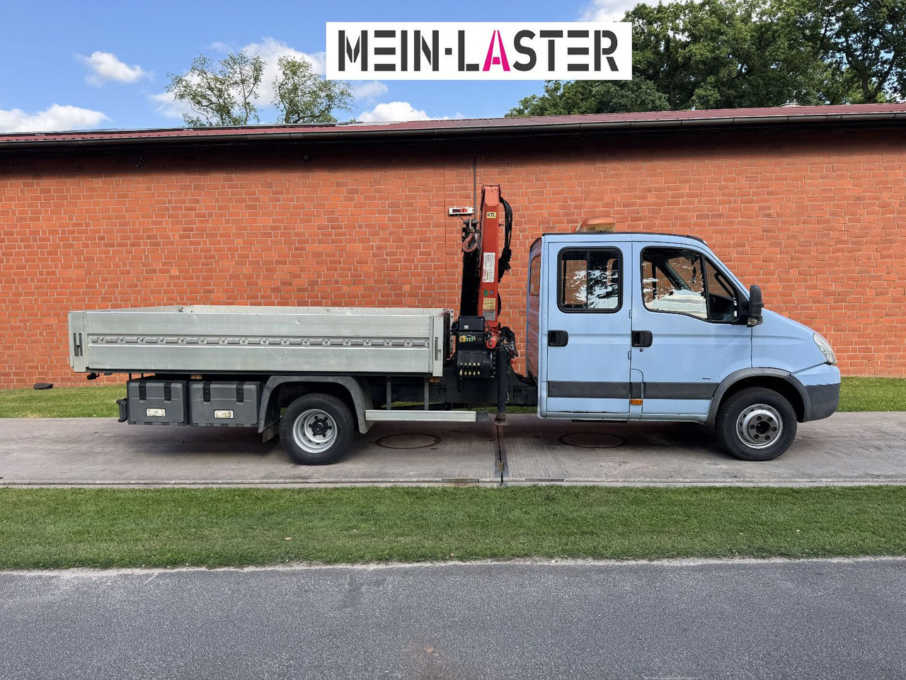 Iveco 65C180 3.0d Palfinger PK 6500 7 Sitzer NL 2300kg - Furgão caixa aberta, Carrinha cabine dupla: foto 4 Iveco 65C180 3.0d Palfinger PK 6500 7 Sitzer NL 2300kg - Furgão caixa aberta, Carrinha cabine dupla: foto 4