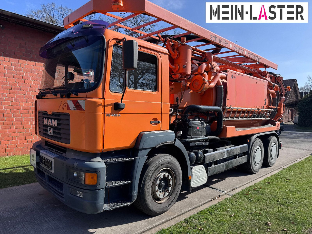 MAN FE 410 Assmann Saug HD Spüler Recycling + FB. - Caminhão limpa fossa: foto 3 MAN FE 410 Assmann Saug HD Spüler Recycling + FB. - Caminhão limpa fossa: foto 3