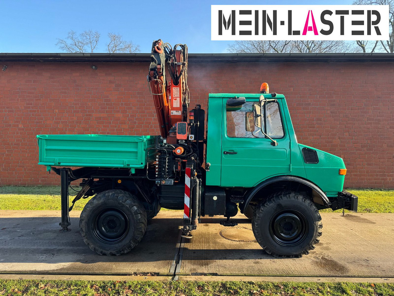 Unimog U 1200 Atlas 75.2 Kran 14 m Funk FB *1. Hand - Caminhão grua, Caminhão basculante: foto 5 Unimog U 1200 Atlas 75.2 Kran 14 m Funk FB *1. Hand - Caminhão grua, Caminhão basculante: foto 5