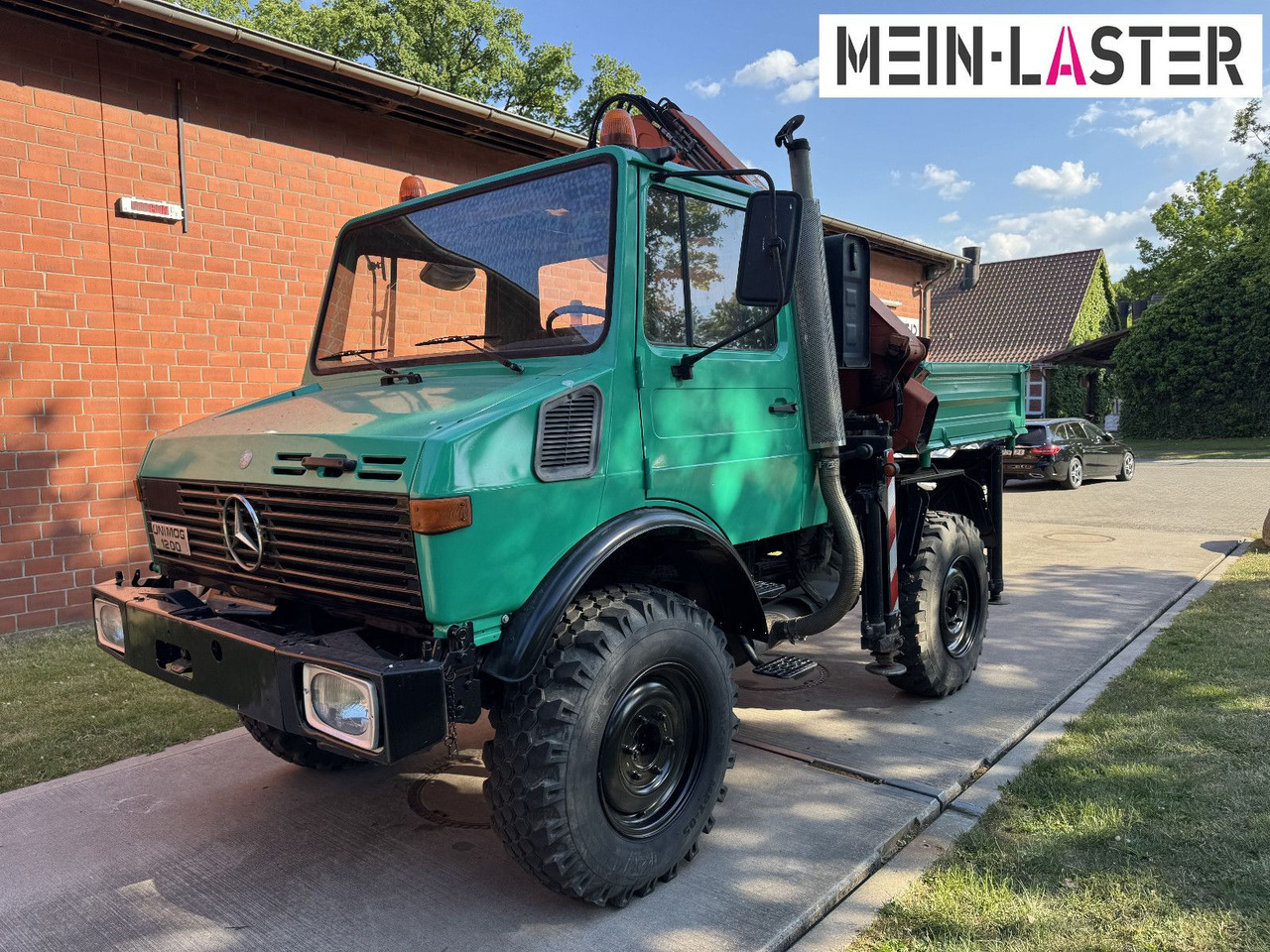 Unimog U 1200 Atlas 75.2 Kran 14 m Funk FB *1. Hand - Caminhão grua: foto 3 Unimog U 1200 Atlas 75.2 Kran 14 m Funk FB *1. Hand - Caminhão grua: foto 3