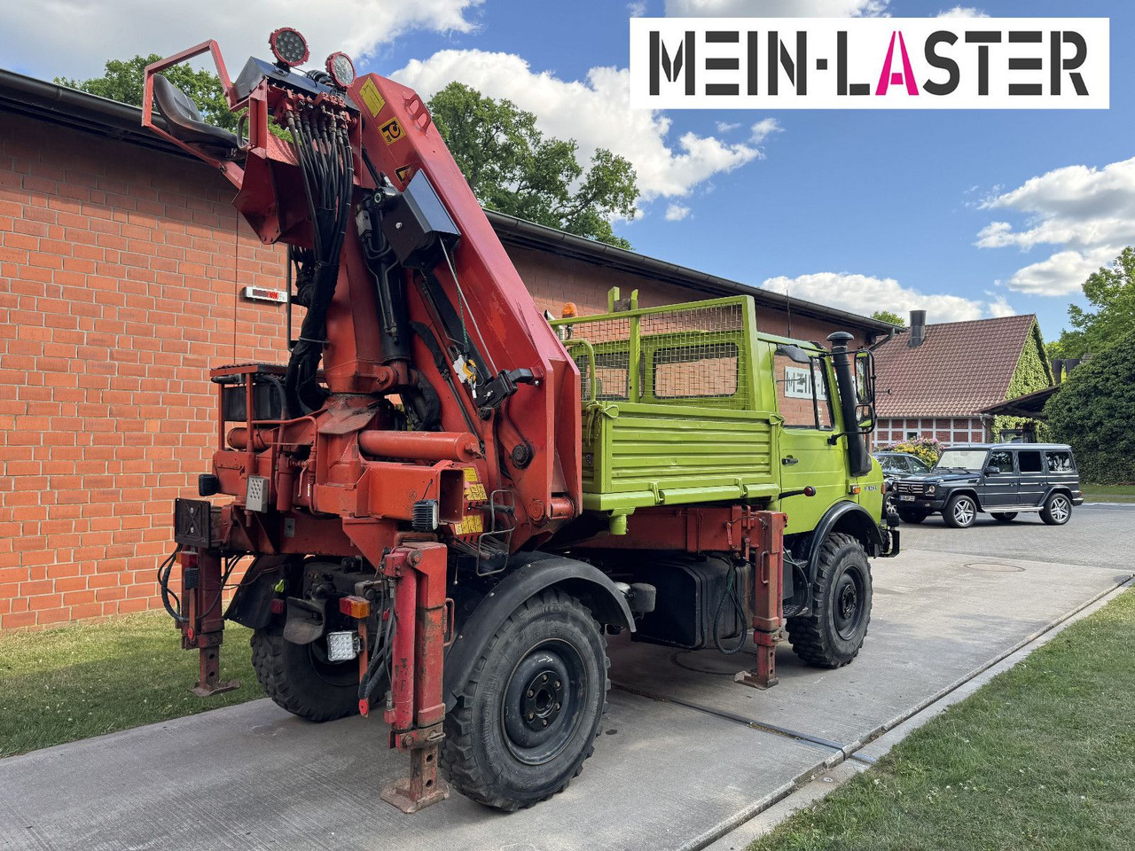 Unimog U 1650 PK 10500 Kran 15 m max. 3,9 t Seilwinde - Caminhão grua: foto 4 Unimog U 1650 PK 10500 Kran 15 m max. 3,9 t Seilwinde - Caminhão grua: foto 4