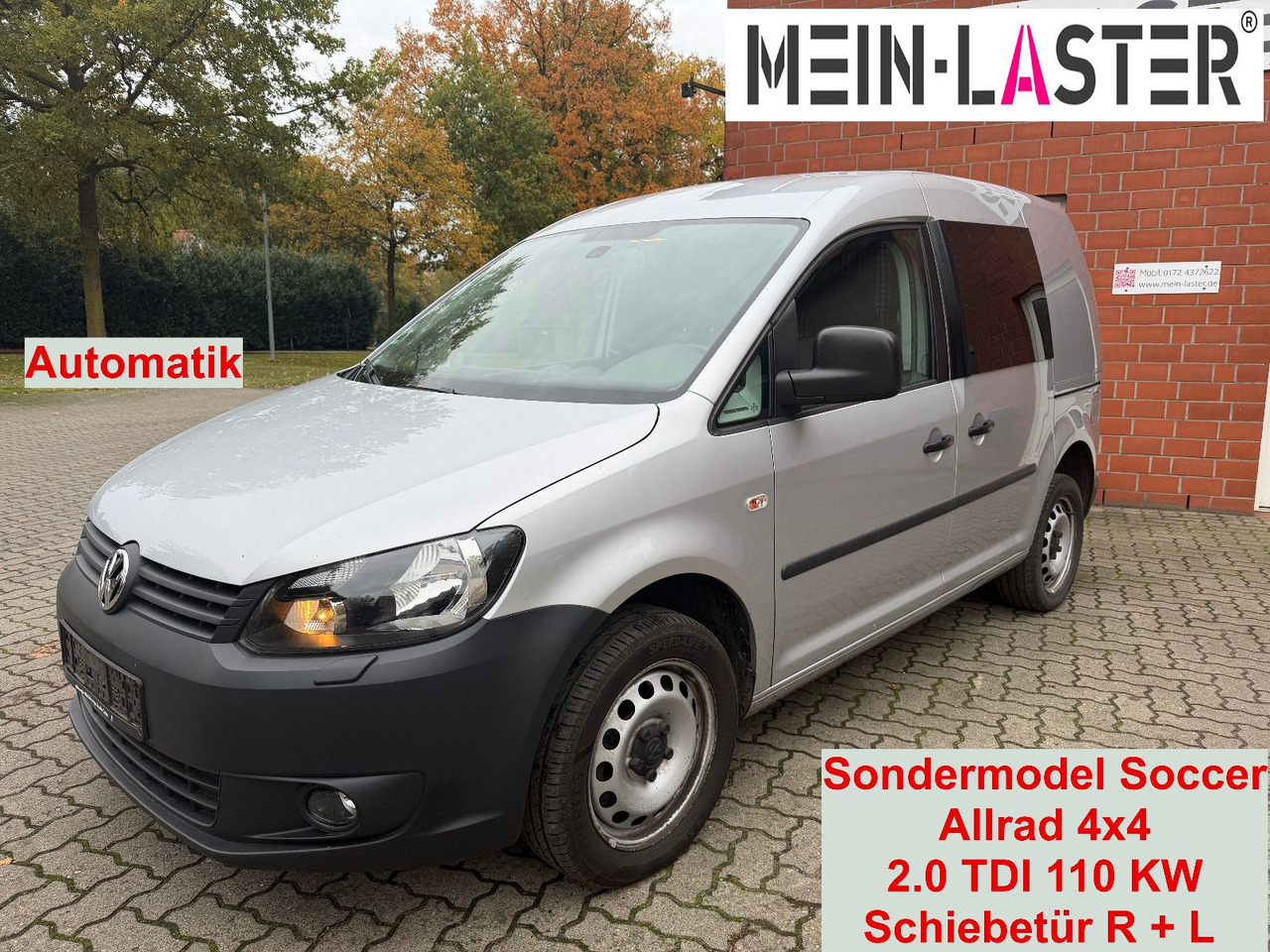Volkswagen Caddy 2.0 TDI Soccer 4Motion Automatik 1. Hand - Carro perua: foto 1 Volkswagen Caddy 2.0 TDI Soccer 4Motion Automatik 1. Hand - Carro perua: foto 1