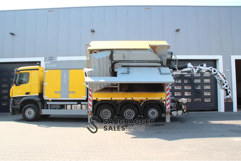 Caminhão limpa fossa Mercedes-Benz Arocs RIVARD EXVAC Saugbagger: foto 11