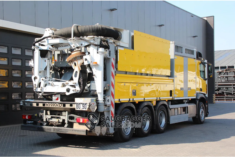 Caminhão limpa fossa Mercedes-Benz Arocs RIVARD EXVAC Saugbagger: foto 16