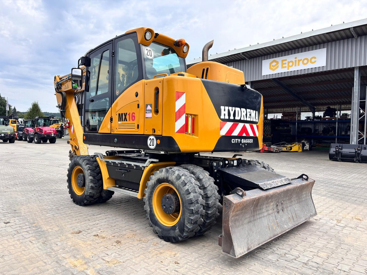 Hydrema MX 16 - Escavadeira de rodas: foto 4 Hydrema MX 16 - Escavadeira de rodas: foto 4