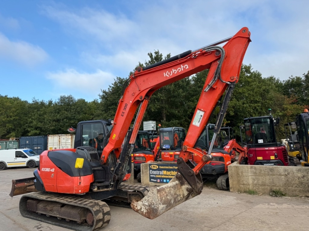 Kubota KX 080-4 - Mini escavadeira: foto 5 Kubota KX 080-4 - Mini escavadeira: foto 5