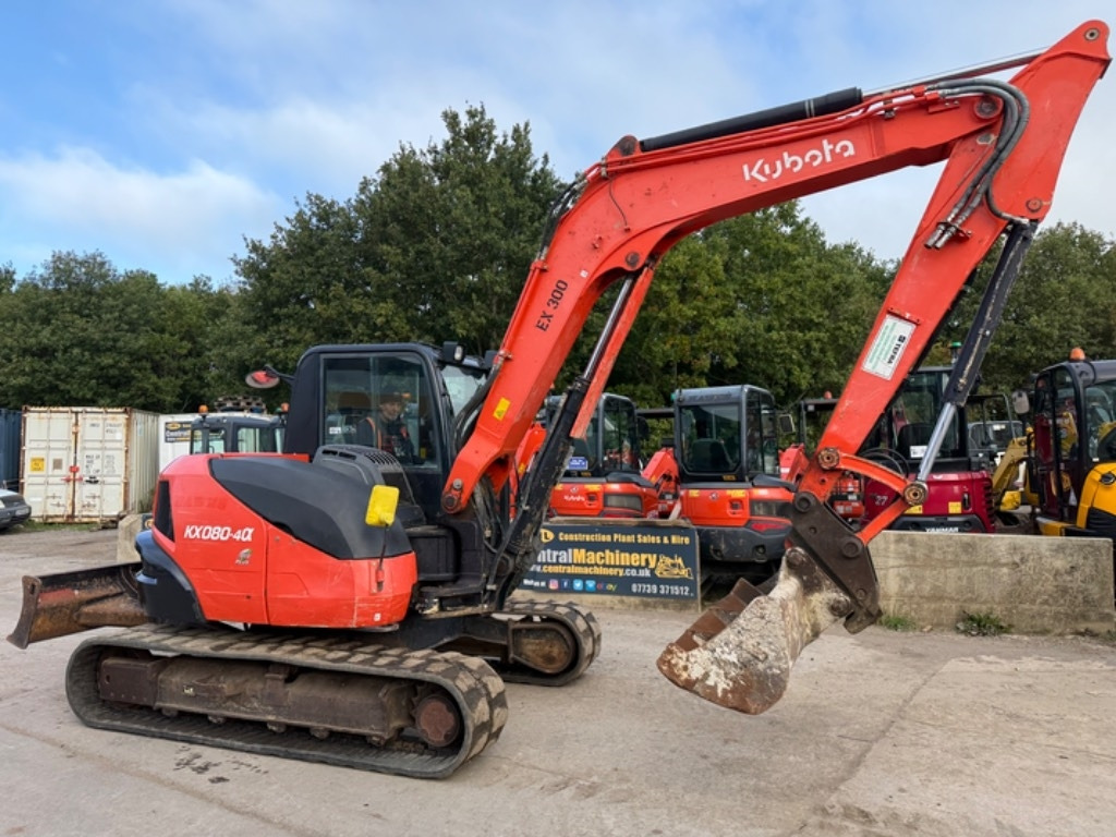 Kubota KX 080-4 - Mini escavadeira: foto 4 Kubota KX 080-4 - Mini escavadeira: foto 4
