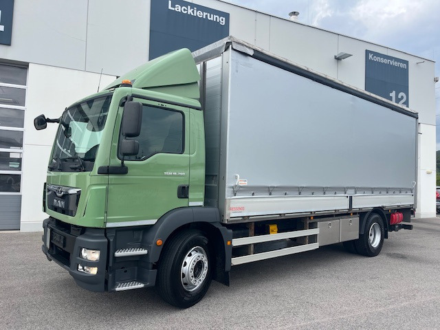 MAN TGM 18.290 4x2 BL mit ADR AT Euro6 Klima AHK - Caminhão com lona: foto 1 MAN TGM 18.290 4x2 BL mit ADR AT Euro6 Klima AHK - Caminhão com lona: foto 1