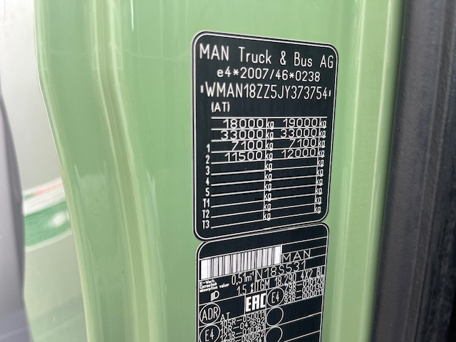 Caminhão com lona MAN TGM 18.290 4x2 BL mit ADR AT Euro6 Klima AHK: foto 11