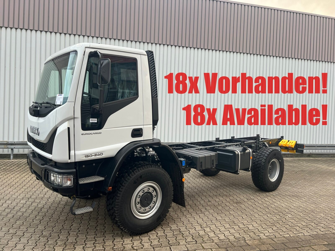 Iveco EuroCargo ML150E24 WS 4x4 EuroCargo ML150E24 WS 4x4, Euro3, mehrfach Vorhanden! - Caminhão chassi: foto 1 Iveco EuroCargo ML150E24 WS 4x4 EuroCargo ML150E24 WS 4x4, Euro3, mehrfach Vorhanden! - Caminhão chassi: foto 1