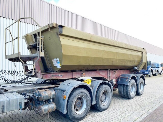 Kempf SKM 32/2 SKM 32/2 Stahlmulde ca. 24m³, Liftachse, Zwillingsbereift - Semireboque basculante: foto 1 Kempf SKM 32/2 SKM 32/2 Stahlmulde ca. 24m³, Liftachse, Zwillingsbereift - Semireboque basculante: foto 1