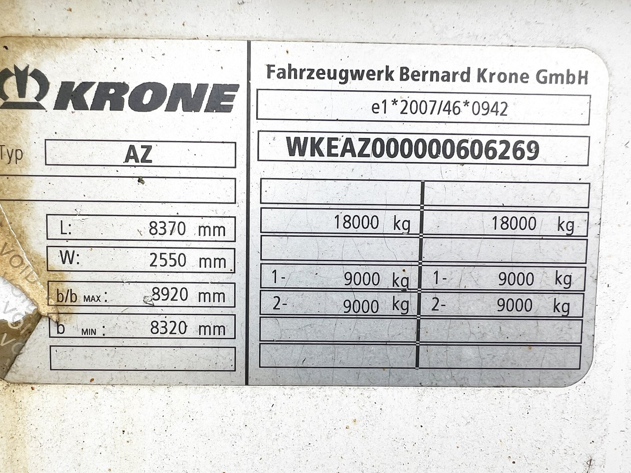 Krone AZP 18 AZP 18 Baustoffanhänger - Reboque plataforma/ Caixa aberta: foto 3 Krone AZP 18 AZP 18 Baustoffanhänger - Reboque plataforma/ Caixa aberta: foto 3