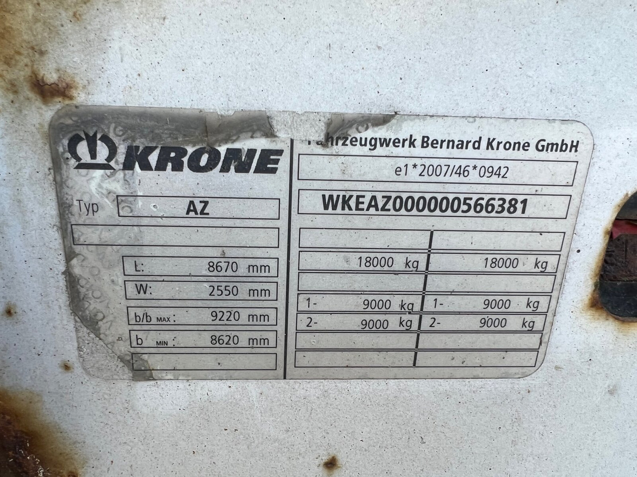 Reboque plataforma/ Caixa aberta Krone AZP 18 AZP 18: foto 6