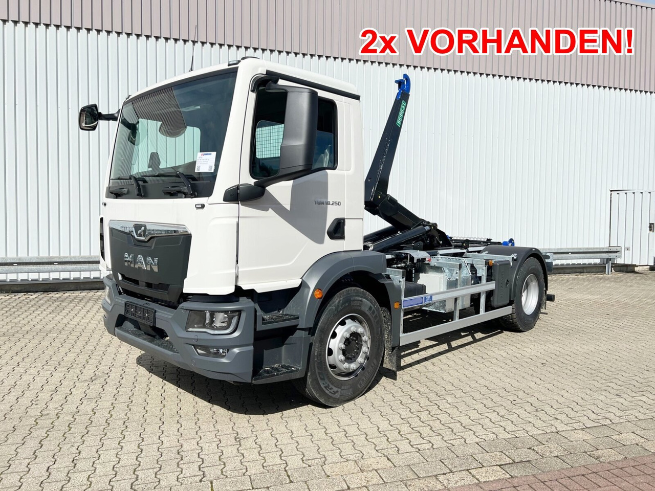 MAN TGM 18.250/340 4x2 BL CH TGM 18.250/340 4x2 BL CH, Funk, 2x VORHANDEN - Caminhão polibenne: foto 1 MAN TGM 18.250/340 4x2 BL CH TGM 18.250/340 4x2 BL CH, Funk, 2x VORHANDEN - Caminhão polibenne: foto 1