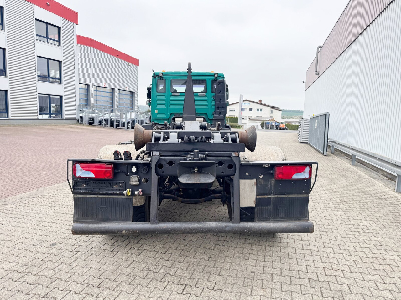 Caminhão polibenne MAN TGM 18.340 4x4 BB TGM 18.340 4x4 BB, Hiab LHT 19046 Abrollkipper, Widi Platte: foto 13