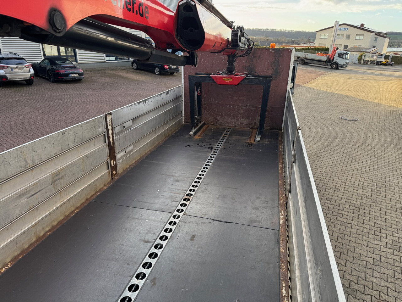 MAN TGS 26.420 6x2-4 LL TGS 26.420 6x2-4 LL, Navi, Lenk-/Liftachse, Heckkran Palfinger PK20.501L TEC - Caminhão grua, Camião de caixa aberta/ Plataforma: foto 2 MAN TGS 26.420 6x2-4 LL TGS 26.420 6x2-4 LL, Navi, Lenk-/Liftachse, Heckkran Palfinger PK20.501L TEC - Caminhão grua, Camião de caixa aberta/ Plataforma: foto 2