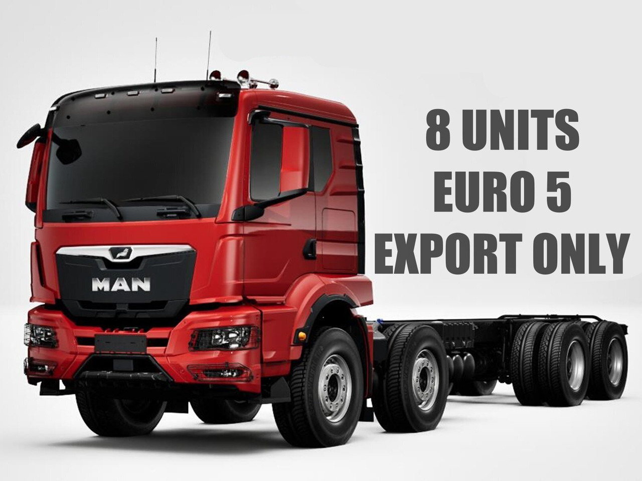 MAN TGS 41.480 8x4 BB CH TGS 41.480 8x4 BB CH, MEHRFACH VORHANDEN! - Caminhão chassi: foto 1 MAN TGS 41.480 8x4 BB CH TGS 41.480 8x4 BB CH, MEHRFACH VORHANDEN! - Caminhão chassi: foto 1